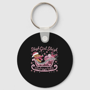 Groovy Nk Christmas Candy Sleigh Girl Gingerbread Key Ring