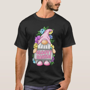 Groovy Nonnie Gnome Happy Mothers Day For Mom Gnom T-Shirt