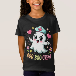 Groovy Nurse Boo Boo Crew Ghost Halloween Nursing  T-Shirt