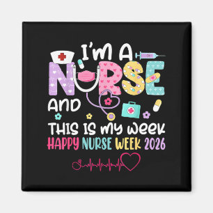 Groovy Nurse Healthcare Hospital Nurse Happy Nurse Magnet