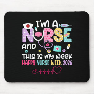 Groovy Nurse Healthcare Hospital Nurse Happy Nurse Mouse Mat