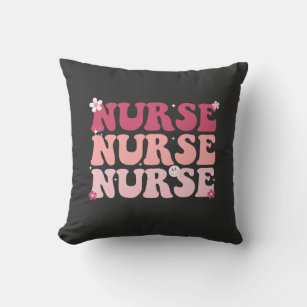Groovy Nurse Shirt Women Future Nurse Appreciation Cushion