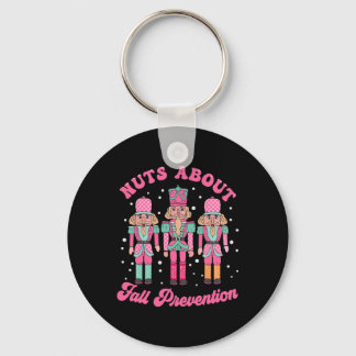 Groovy Nuts About Fall Prevention Nutcracker Merry Key Ring