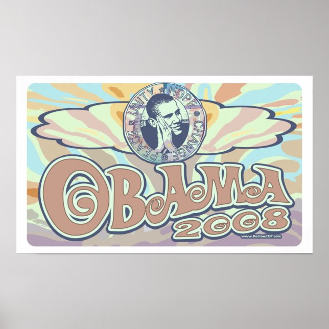 Groovy Obama 2008 Gear Poster (Front)