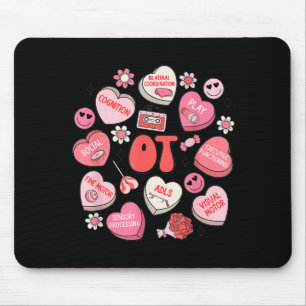 Groovy Occupational Therapy Valentine Ot Conversat Mouse Mat