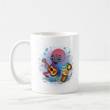 Groovy Octopus Mug | Hippie Retro Colourful Gift