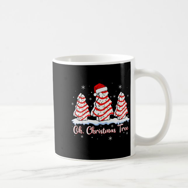 Groovy Oh Christmas Tree Cakes Debbie Beckey Jen C Coffee Mug (Right)