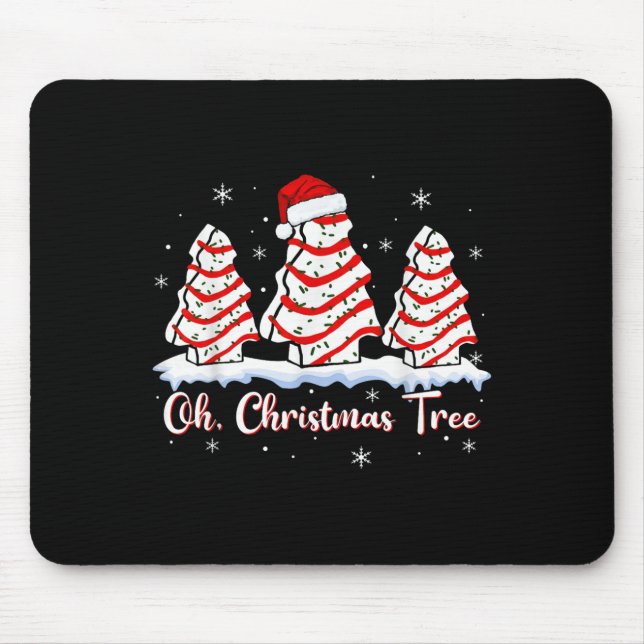 Groovy Oh Christmas Tree Cakes Debbie Beckey Jen C Mouse Mat (Front)