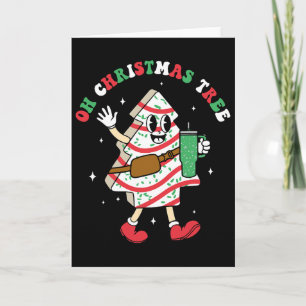 Groovy Oh Christmas Tree Cakes Debbie Becky Jen Ca Card