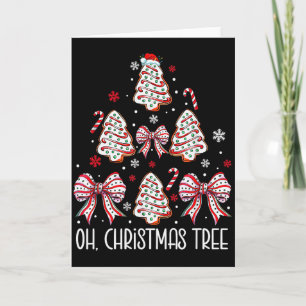 Groovy Oh Christmas Tree Cakes Debbie Becky Jen Ca Card
