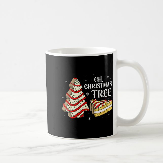 Groovy Oh Christmas Tree Cakes Debbie Becky Jen Ca Coffee Mug (Right)