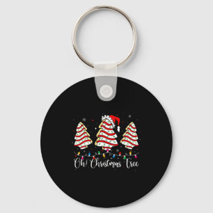 Groovy Oh Christmas Tree Cakes Debbie Becky Jen Ca Key Ring