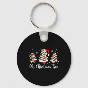 Groovy Oh Christmas Tree Cakes Debbie Becky Jen Ca Key Ring