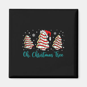 Groovy Oh Christmas Tree Cakes Debbie Becky Jen Ca Magnet