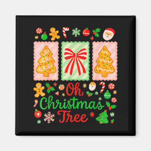 Groovy Oh Christmas Tree Cakes Debbie Becky Jen Ca Magnet