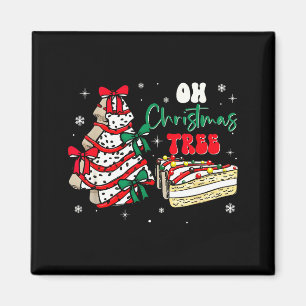 Groovy Oh Christmas Tree Cakes Debbie Becky Jen Ca Magnet