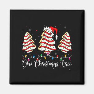 Groovy Oh Christmas Tree Cakes Debbie Becky Jen Ca Magnet