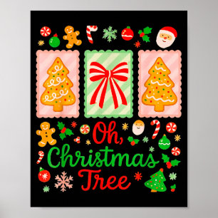 Groovy Oh Christmas Tree Cakes Debbie Becky Jen Ca Poster