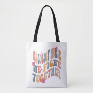 Groovy Oncology Nurse Retro Heme Onc Nursing women Tote Bag