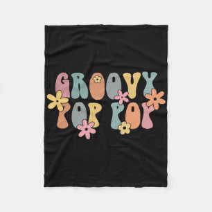 Groovy P P New Grandpa Pregnancy Announcement  Fleece Blanket