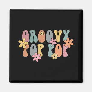 Groovy P P New Grandpa Pregnancy Announcement  Magnet
