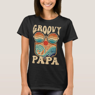 Groovy Papa 70s Aesthetic Nostalgia 1970 s Retro G T-Shirt