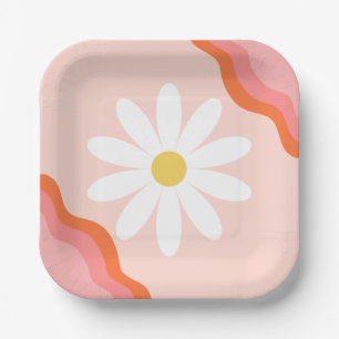 Groovy Paper Plates   Groovy Party Plates