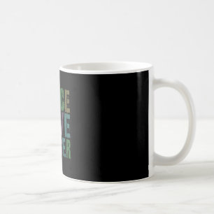 Groovy Peace Love Soccer Kickin' Ll Girls Mum Clea Coffee Mug