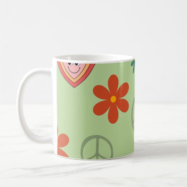 Groovy peace mug (Left)