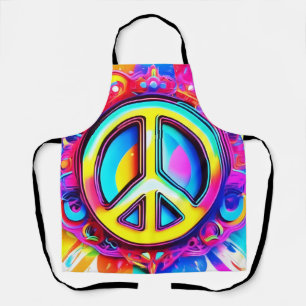 Groovy Peace Vibes Apron