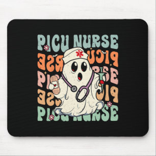 Groovy PICU Nurse Halloween Costume Peds Nurse Mouse Mat