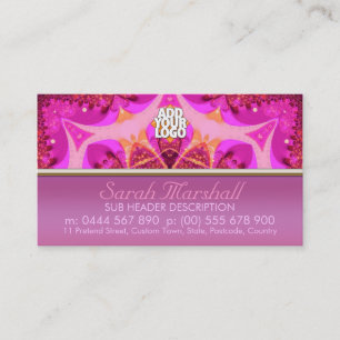 Groovy Pink Fashion Goddess Business Card