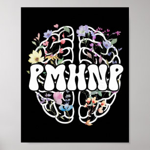 Groovy Pmhnp Psychiatric Mental Health Nurse Pract Poster