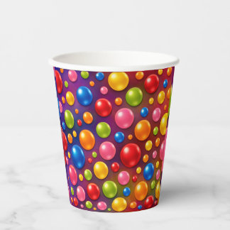 groovy polka dots  paper cups