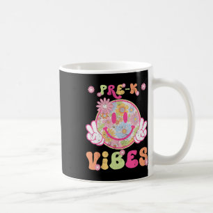 Groovy Pre-k Prek Vibes First Day Of School Teache Coffee Mug