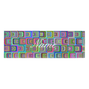 Groovy psychedelic hippie-style Thunder_Cove Name Tag