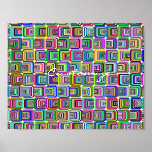 Groovy psychedelic hippie-style Thunder_Cove Poster (Front)