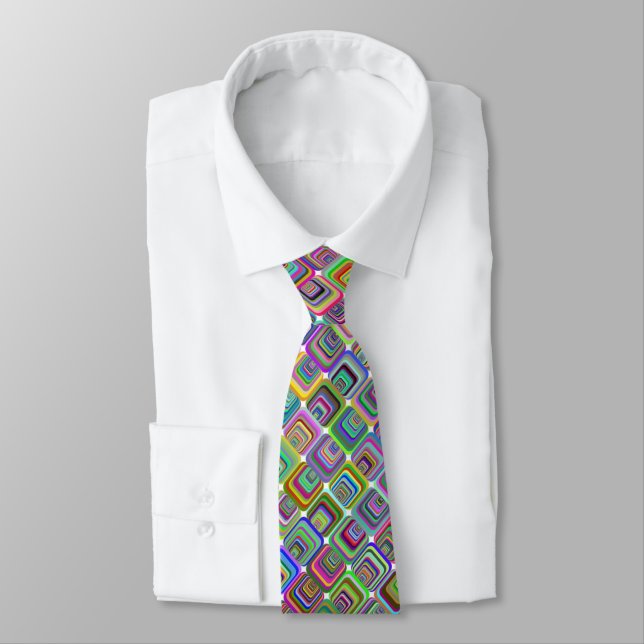 Groovy psychedelic hippie-style Thunder_Cove Tie (Tied)