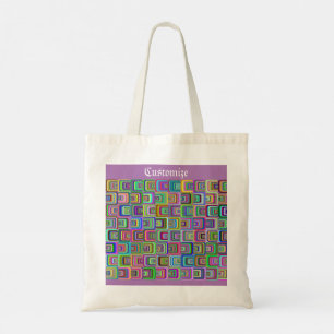 Groovy psychedelic hippie-style Thunder_Cove Tote Bag