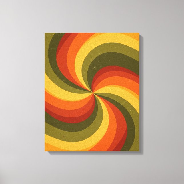 Groovy Psychedelic Swirl Print (Front)