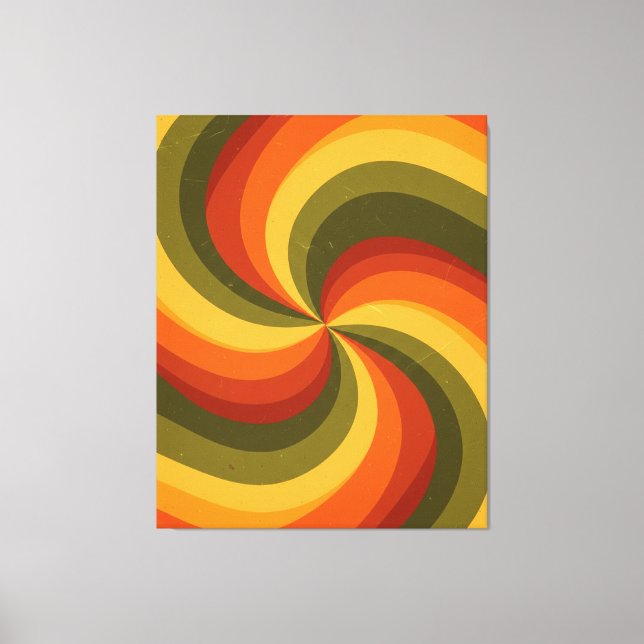 Groovy Psychedelic Swirl Print (Front)