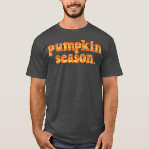 Groovy Pumpkin Season It's Fall Y'all Autumn Thank T-Shirt
