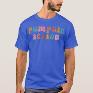 Groovy Pumpkin Season It's Fall Y'all Autumn Thank T-Shirt