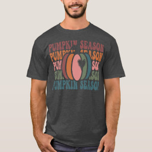 Groovy Pumpkin Season Its Fall Yall Autumn Thanksg T-Shirt