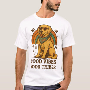 GROOVY PUP - Peaceful Dog Vibes T-Shirt