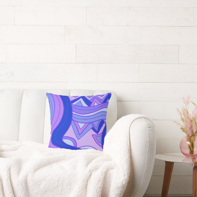 Groovy Purples Cushion (Couch)