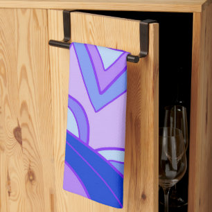 Groovy Purples Tea Towel
