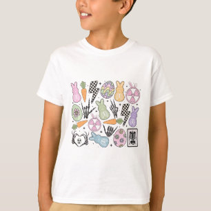 Groovy Radiology Easter Bunny Rad Tech Ct Mri Tech T-Shirt