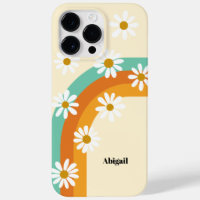 Groovy Rainbow 1970s Style Boho Daisy Personalised