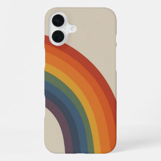 Groovy - rainbow 70s 1970s style retro iPhone 16 plus case